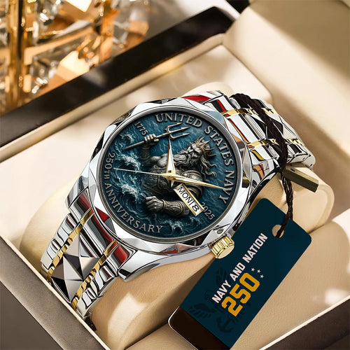 US Navy Alloy Luxury Quartz Watch – TANTN 14634
