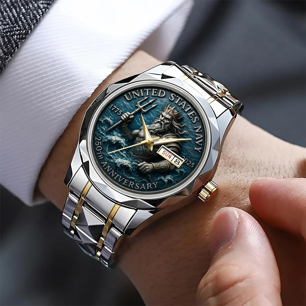 US Navy Alloy Luxury Quartz Watch – TANTN 14634