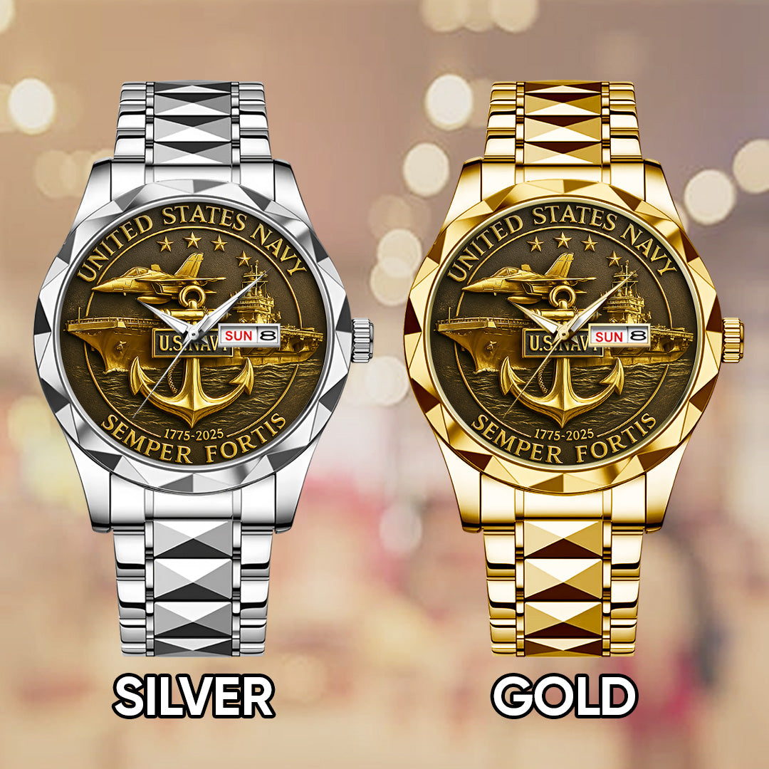 US Navy Alloy Luxury Quartz Watch – TANTN 14638