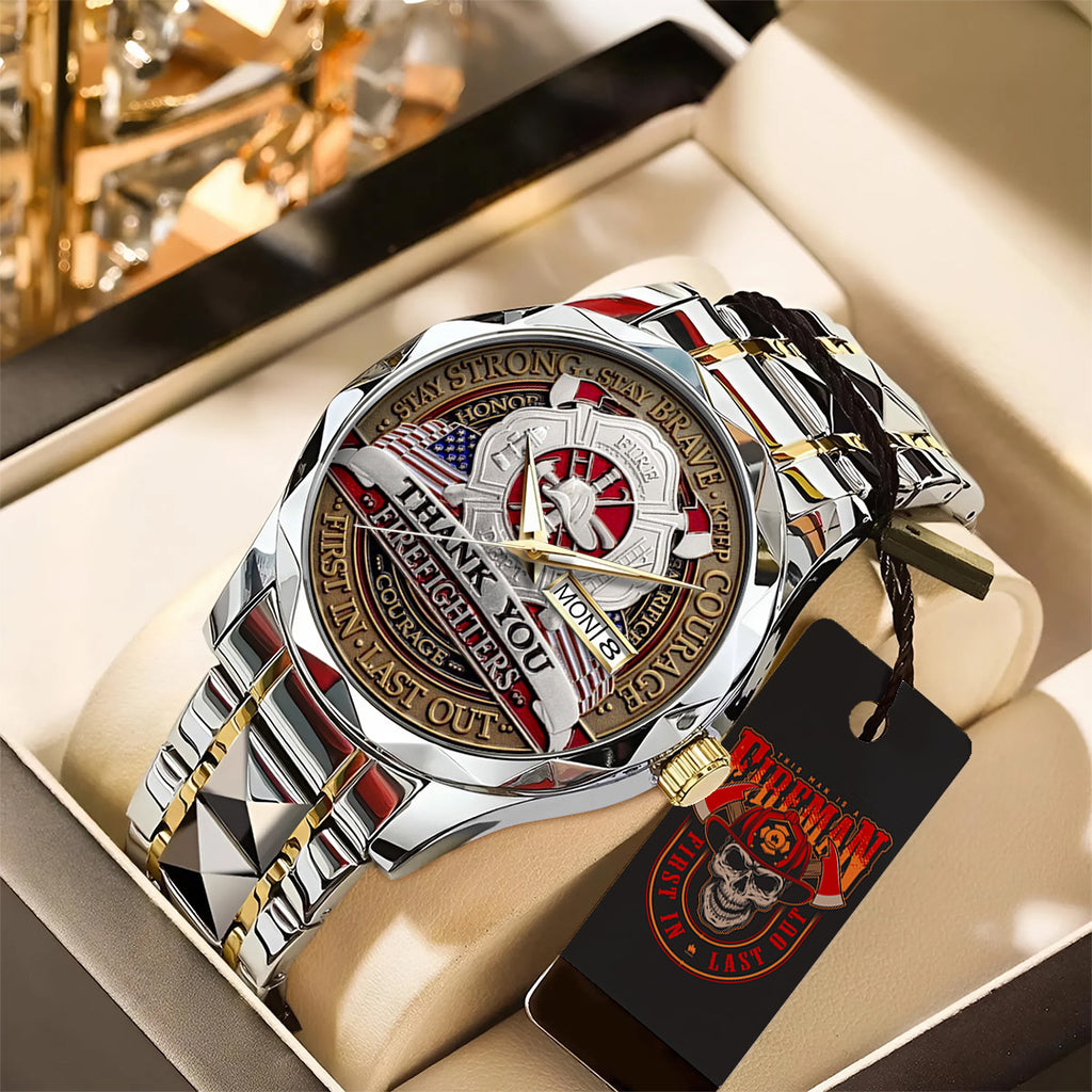 Firefighter Alloy Luxury Quartz Watch – TANTN 14869