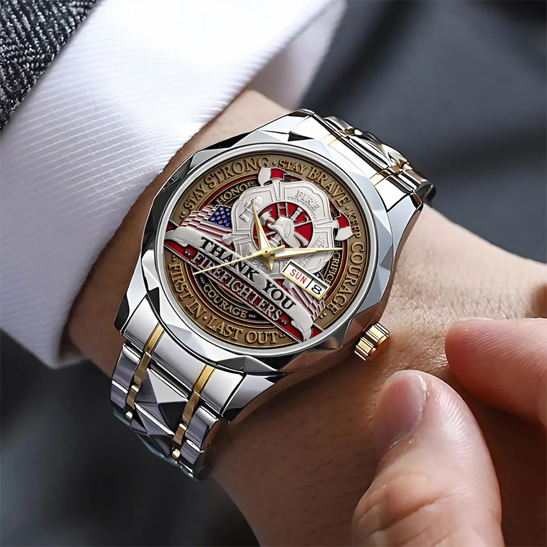 Firefighter Alloy Luxury Quartz Watch – TANTN 14869