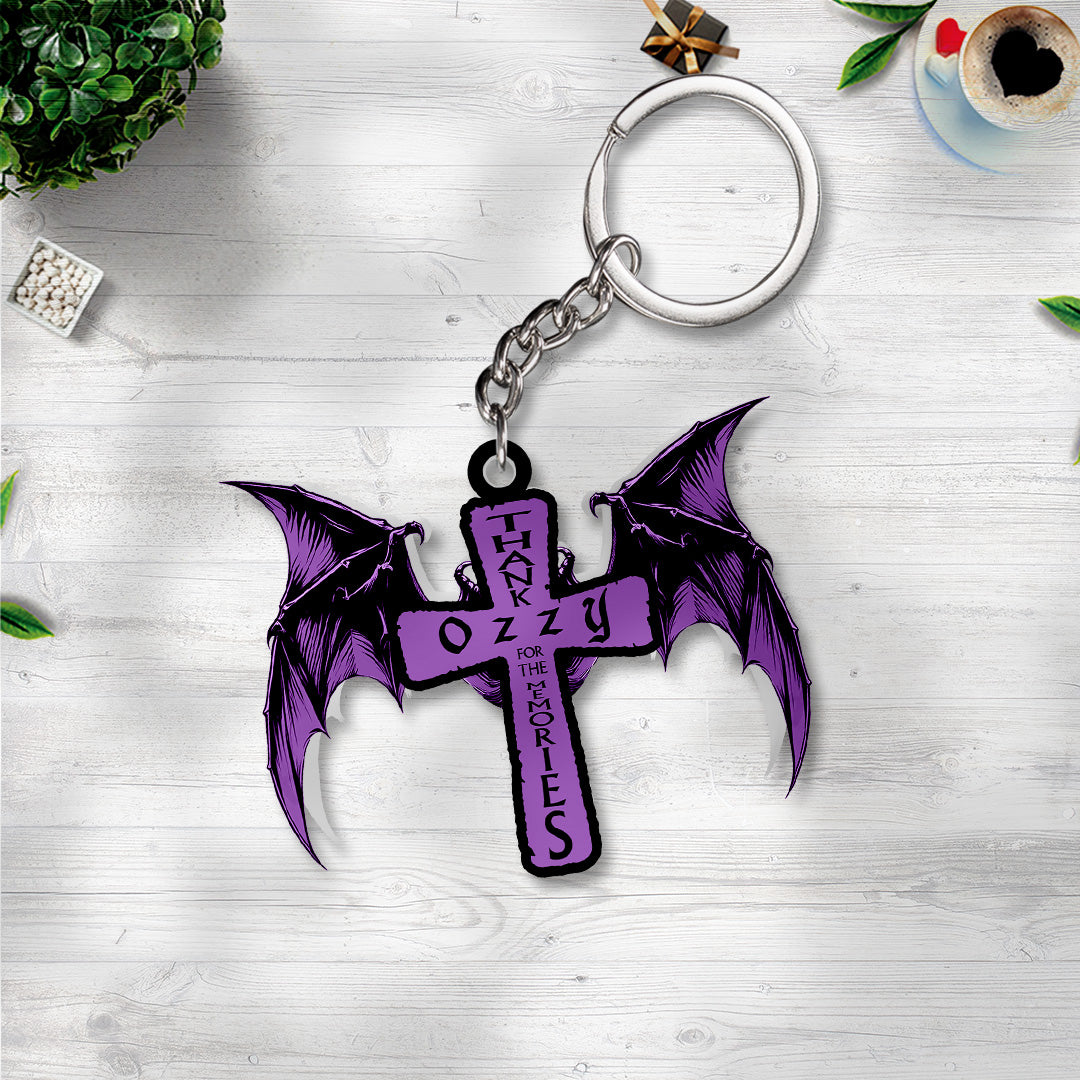 Ozzy Osbourne Custom Shape 2-sided Keychain – TANTN 14873