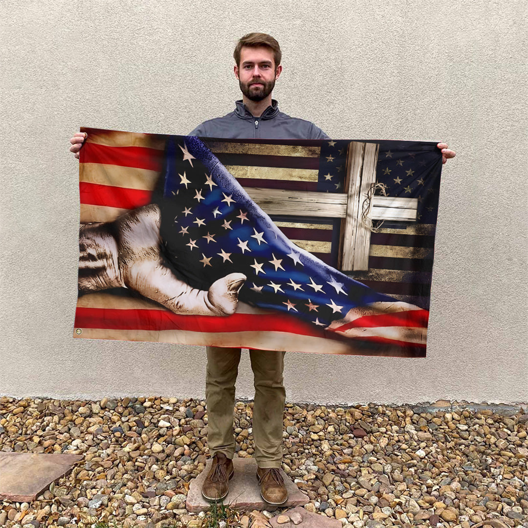 Just Have Faith 3D Double-side House Flag – TANTN 14999