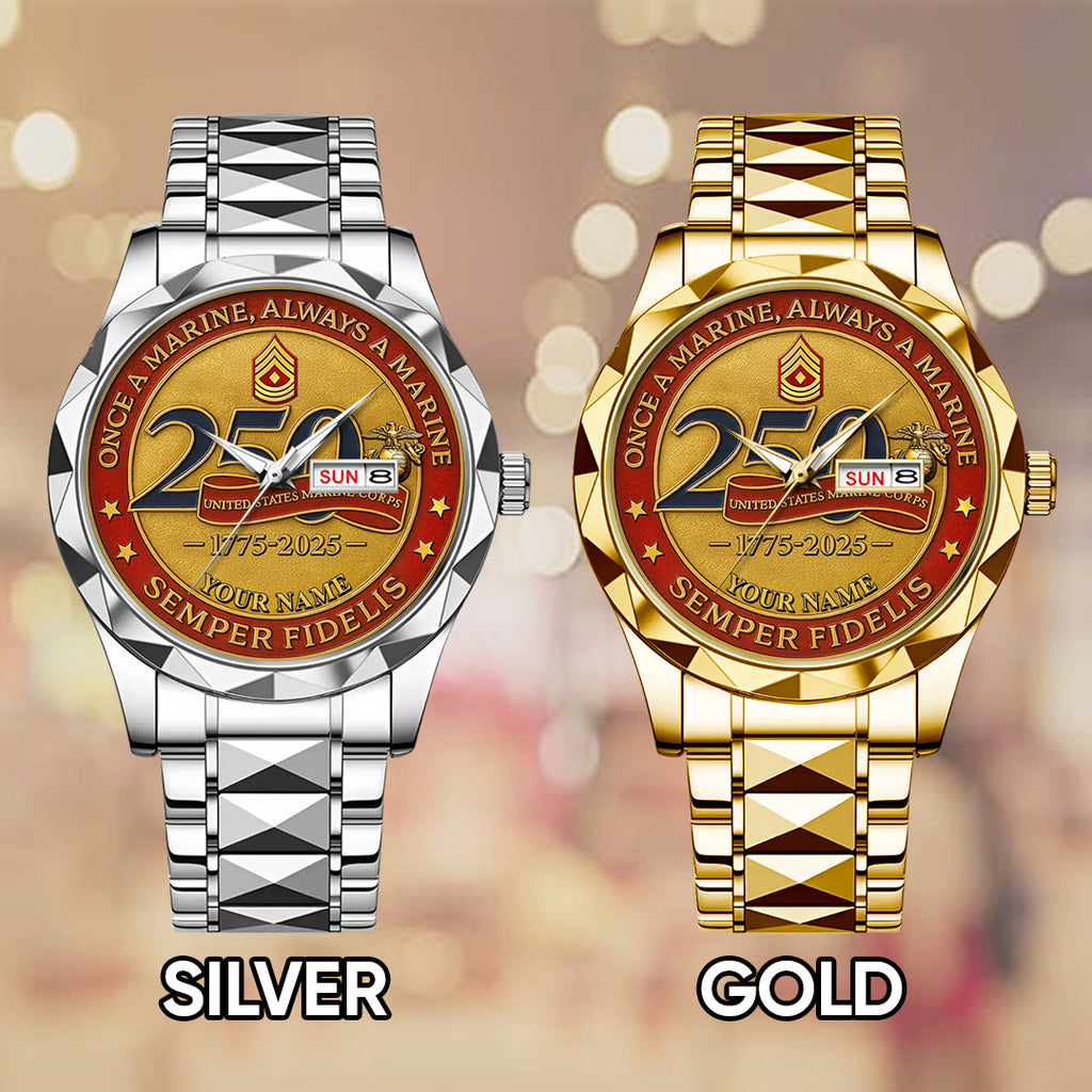 Personalized US Marine Corps Alloy Luxury Quartz Watch – TANTN 15106