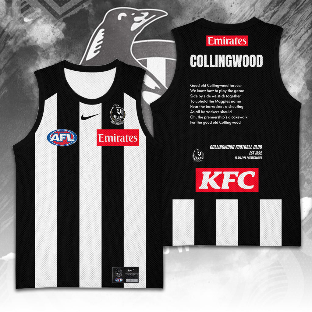 Collingwood FC Basketball Jersey – TANTN 15136