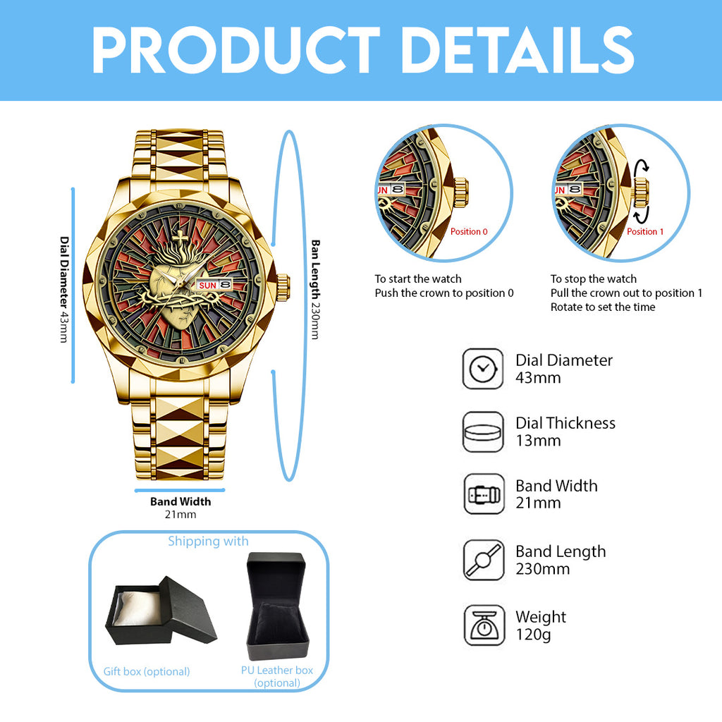 God Is Good Alloy Luxury Quartz Watch – TANTN 15182