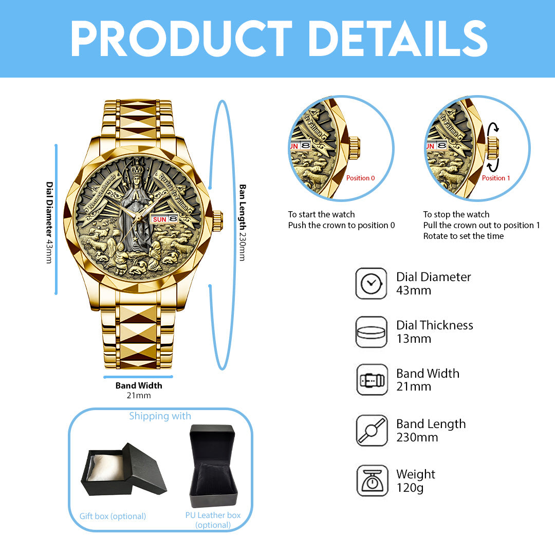 Maria Alloy Luxury Quartz Watch – TANTN 15184