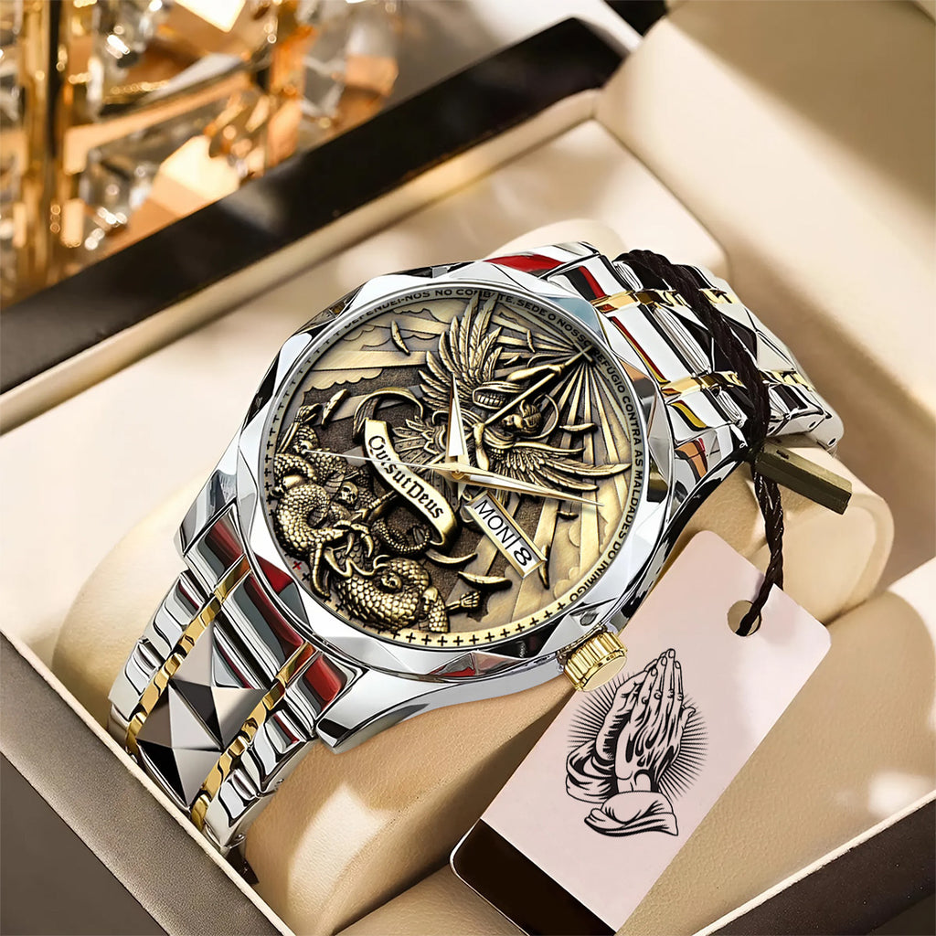 God Is Good Alloy Luxury Quartz Watch – TANTN 15187