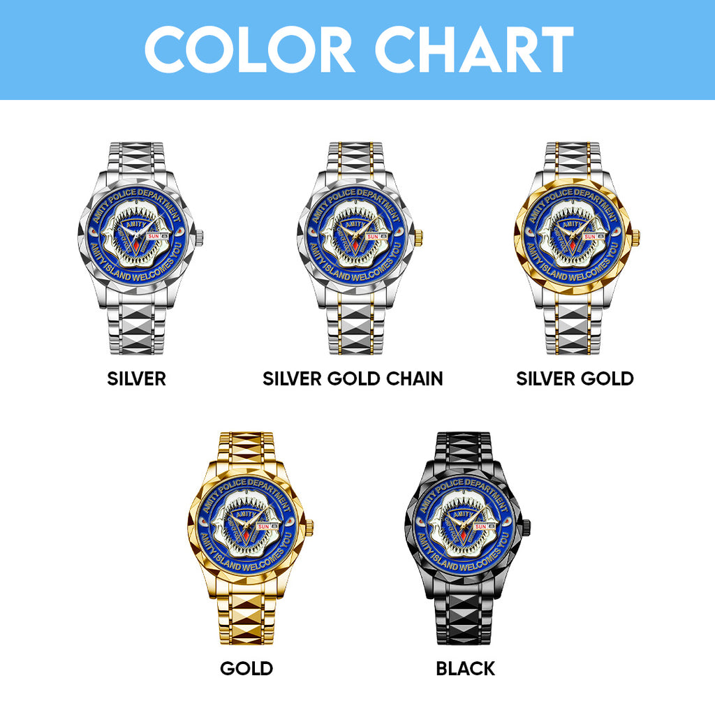Jaws Alloy Luxury Quartz Watch – TANTN 15335