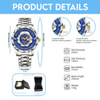 Jaws Alloy Luxury Quartz Watch – TANTN 15335