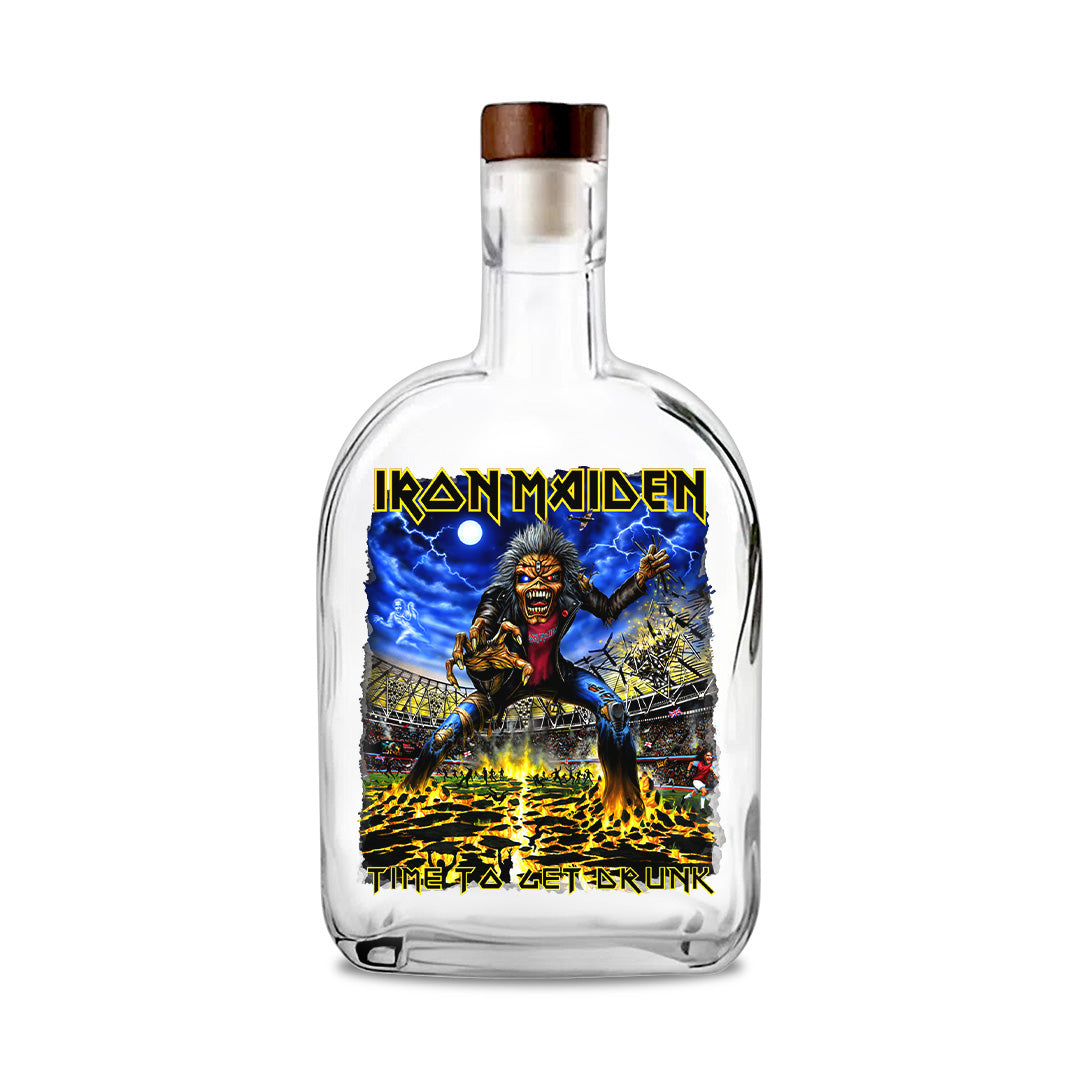 Iron Maiden 25oz Empty Whiskey Bottle – TANTN15393