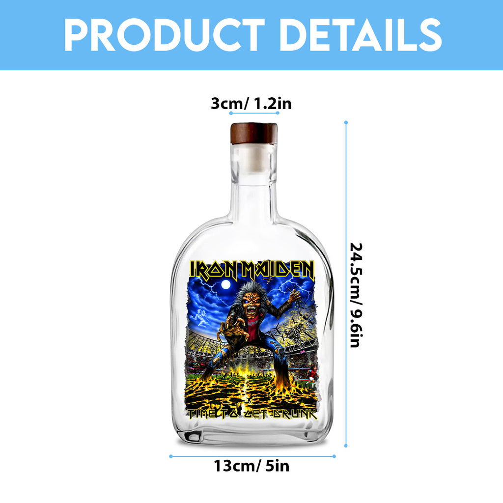 Iron Maiden 25oz Empty Whiskey Bottle – TANTN15393