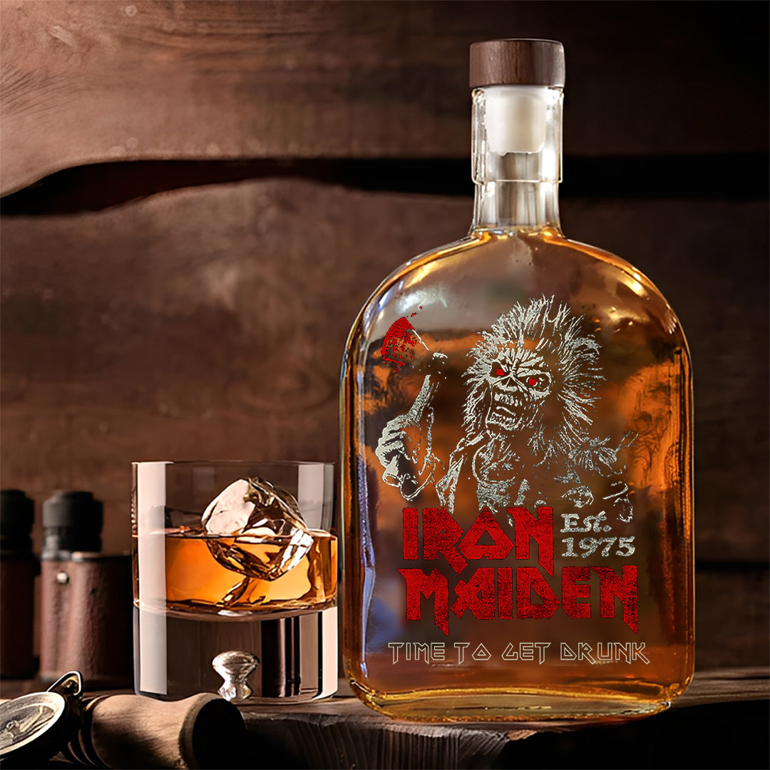 Iron Maiden 25oz Empty Whiskey Bottle – TANTN15394