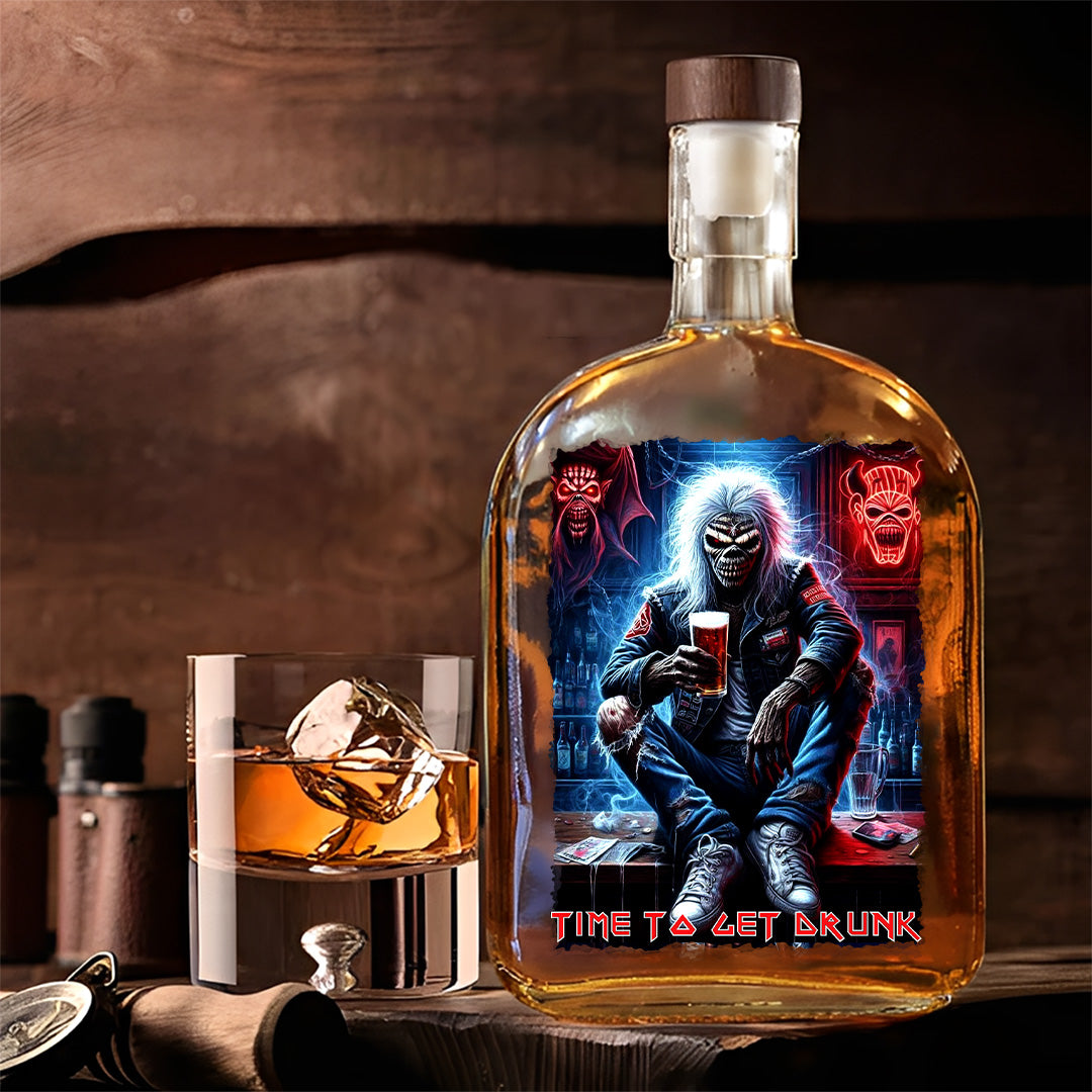 Iron Maiden 25oz Empty Whiskey Bottle – TANTN15397