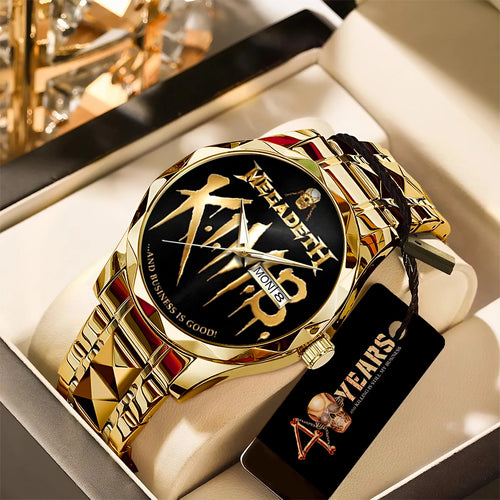 Megadeth Alloy Luxury Quartz Watch – TANTN15419
