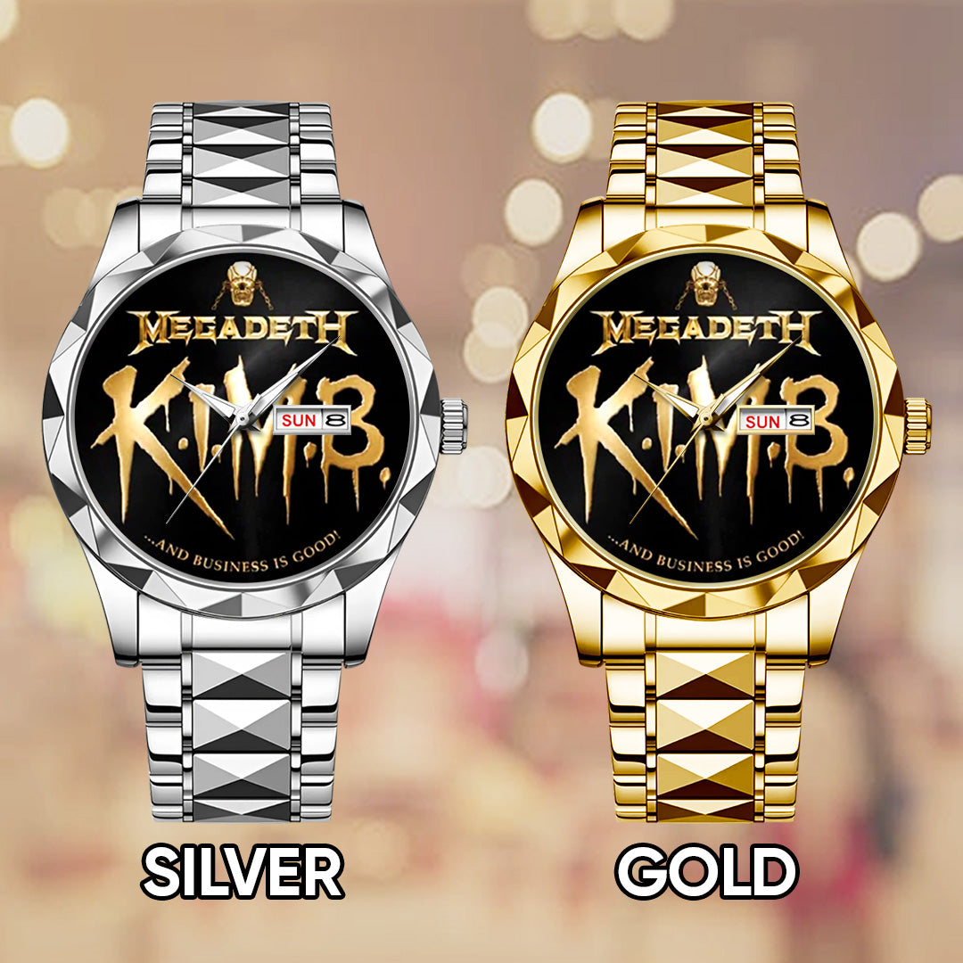 Megadeth Alloy Luxury Quartz Watch – TANTN15419