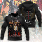 Megadeth 43 Years 3D Apparel – TANTN15454