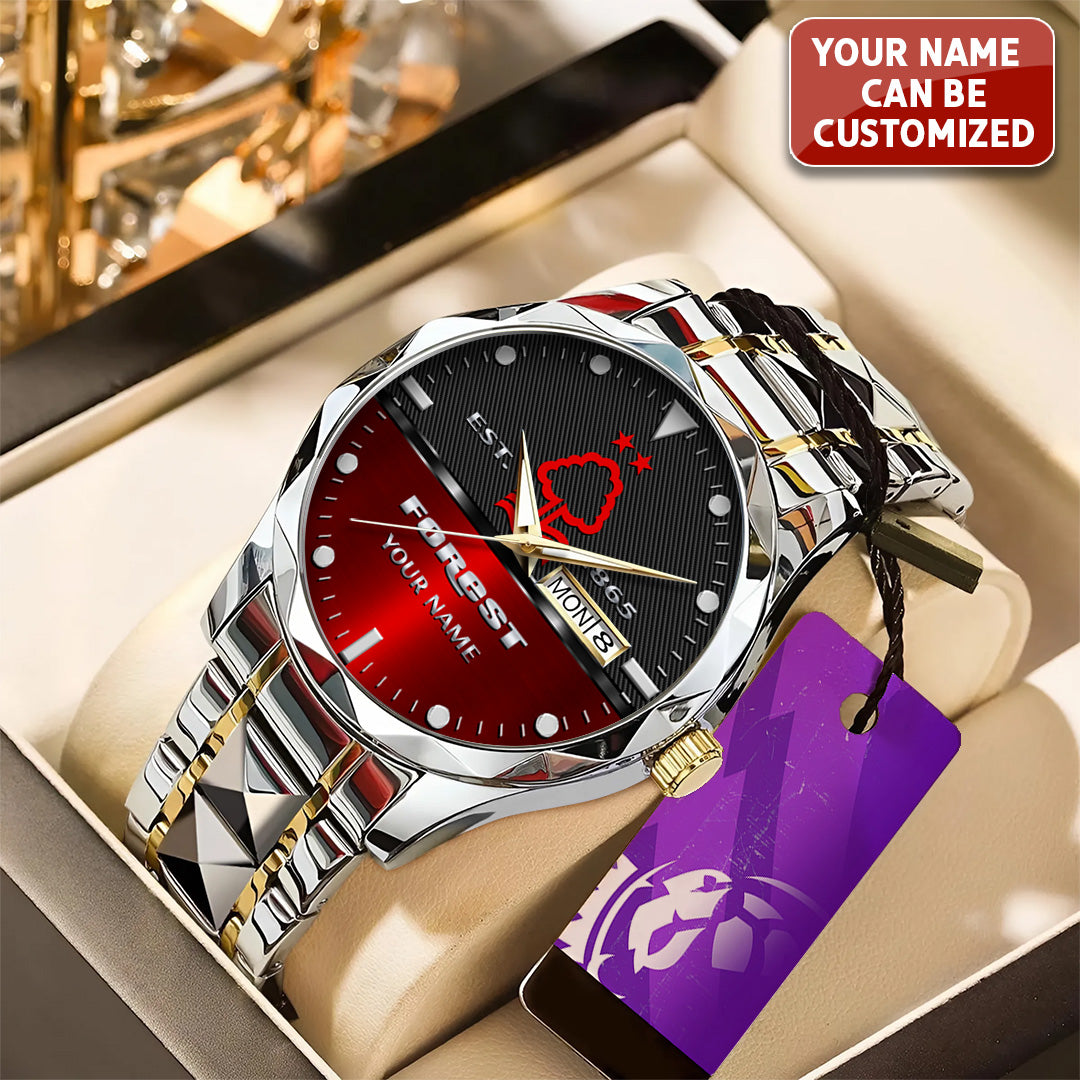 Personalized Nottingham Forest Alloy Luxury Quartz Watch – TANTN15475