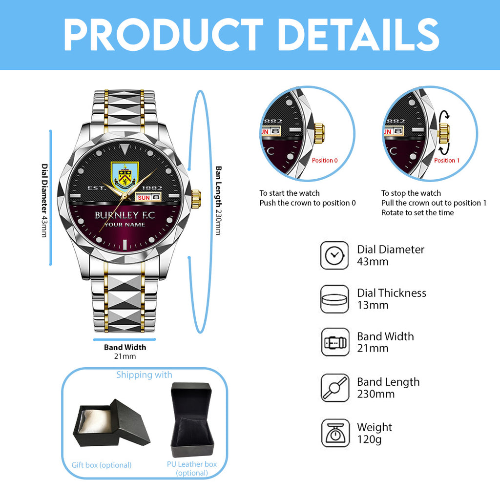 Personalized Burnley Alloy Luxury Quartz Watch – TANTN15480