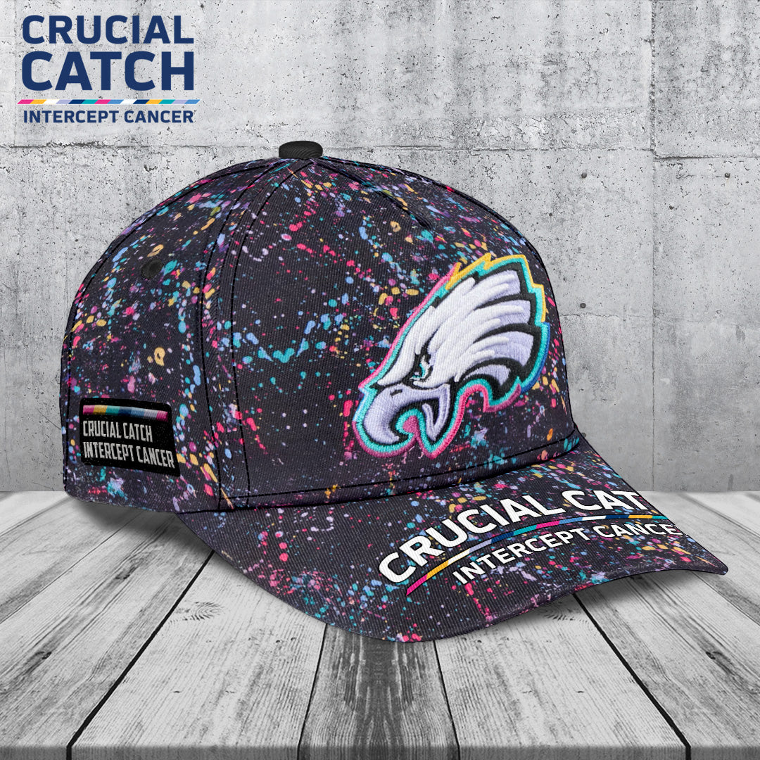 Philadelphia Eagles Crucial Catch 2025 Classic Cap – TANTN15507
