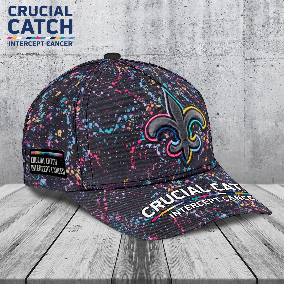 New Orleans Saints Crucial Catch 2025 Classic Cap – TANTN15533