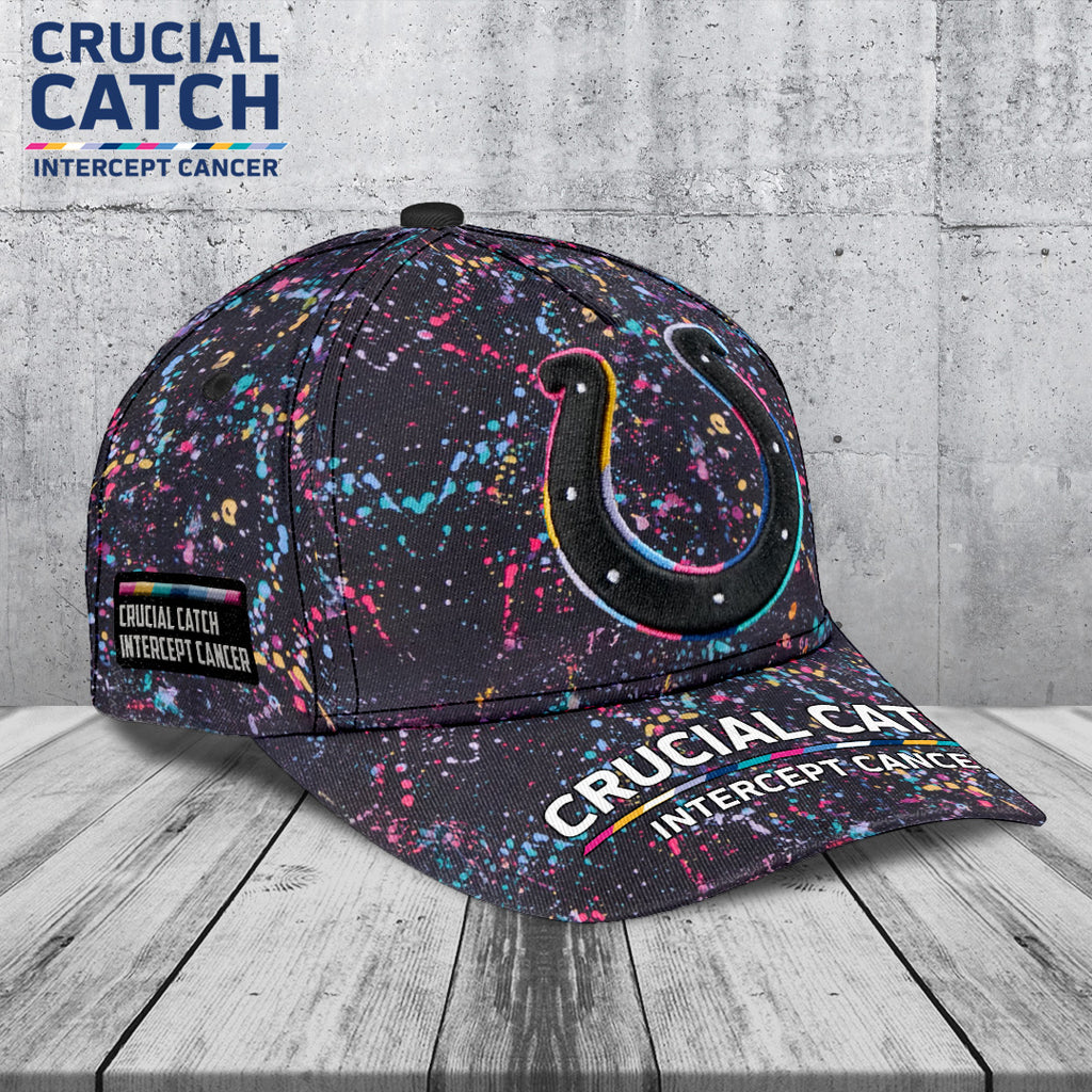 Indianapolis Colts Crucial Catch 2025 Classic Cap – TANTN15536