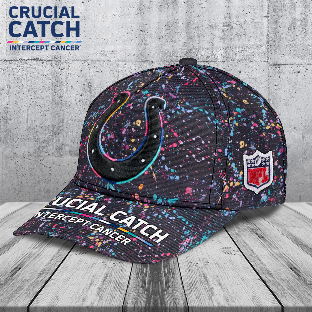 Indianapolis Colts Crucial Catch 2025 Classic Cap – TANTN15536