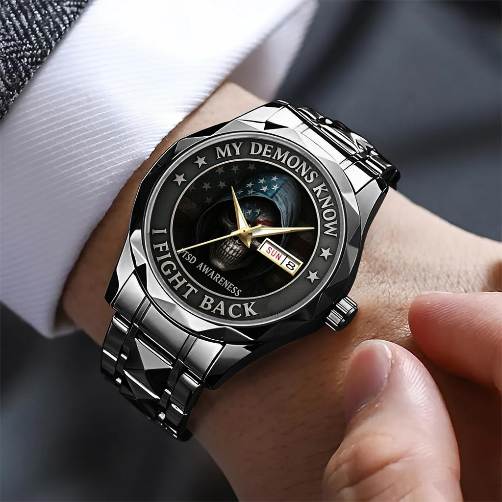 PTSD Awareness Veterans Alloy Luxury Quartz Watch – TANTN15626