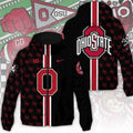 Ohio State Buckeyes Football 3D Windbreaker Jacket – TANTN15633