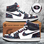 San Francisco 49ers Crucial Catch 2025 AJ1 Sneaker – TANTN15703