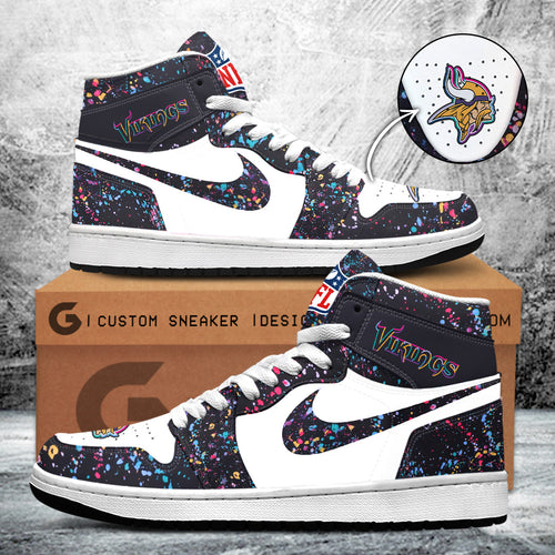Minnesota Vikings Crucial Catch 2025 AJ1 Sneaker – TANTN15708