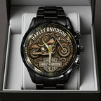 Harley Davidson Black Stainless Steel Watch – TANTN15870