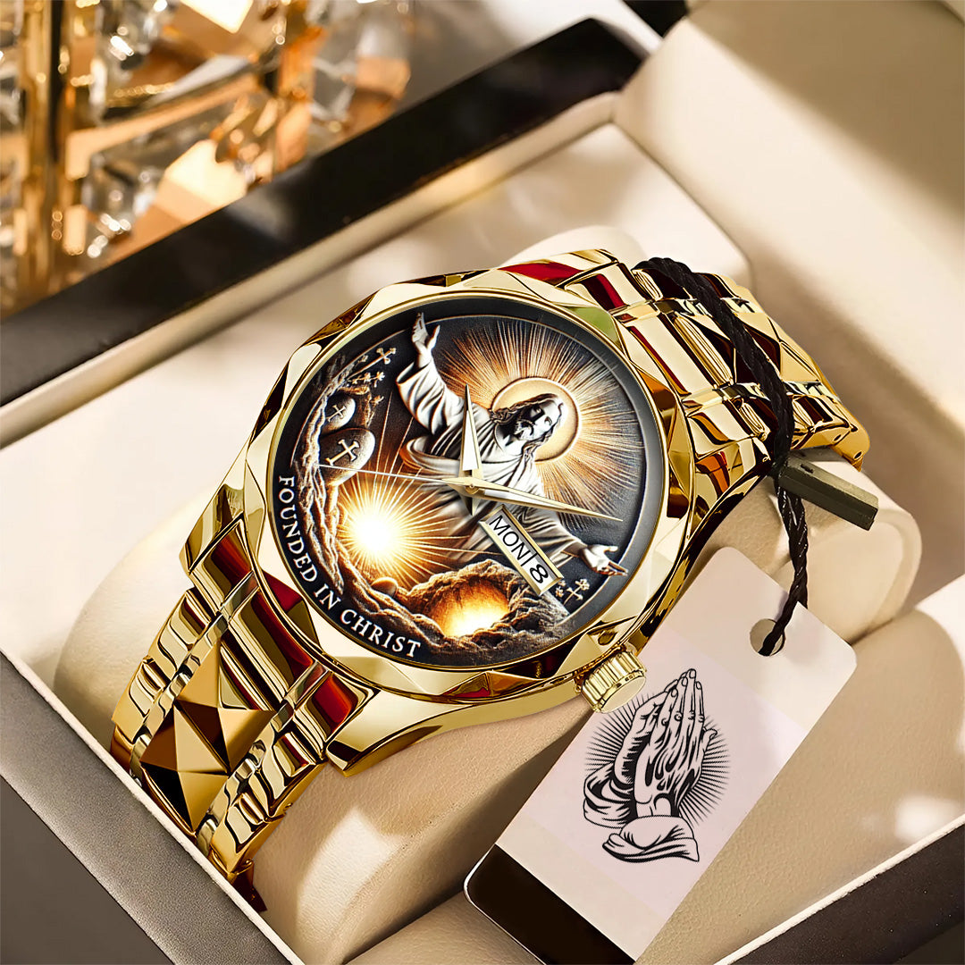 Founded In Christ Alloy Luxury Quartz Watch – TANTN15873