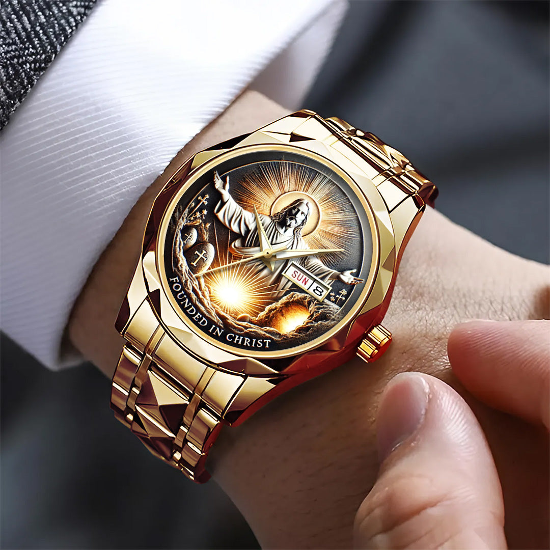Founded In Christ Alloy Luxury Quartz Watch – TANTN15873