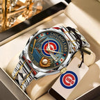 Chicago Cubs 150th Anniversary 2025 Alloy Luxury Quartz Watch – TANTN15877