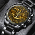 US Navy Black Stainless Steel Watch – TANTN15891