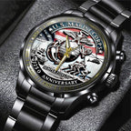US Marine Corps Black Stainless Steel Watch – TANTN15908