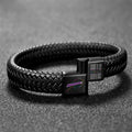 Buffalo Bills Crucial Catch 2025 Braided Leather Bracelet – TANTN15913