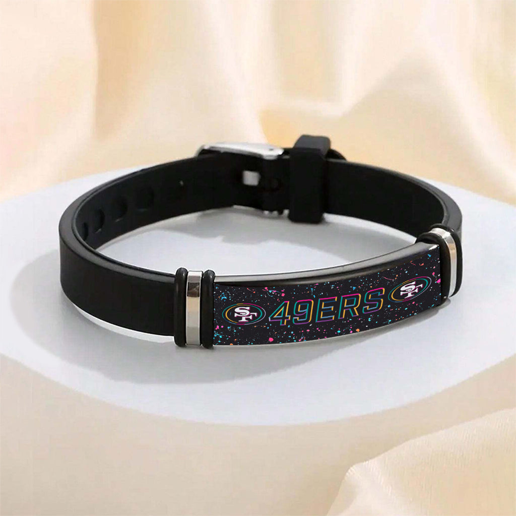 San Francisco 49ers Crucial Catch 2025 Photo Bracelet – TANTN15963