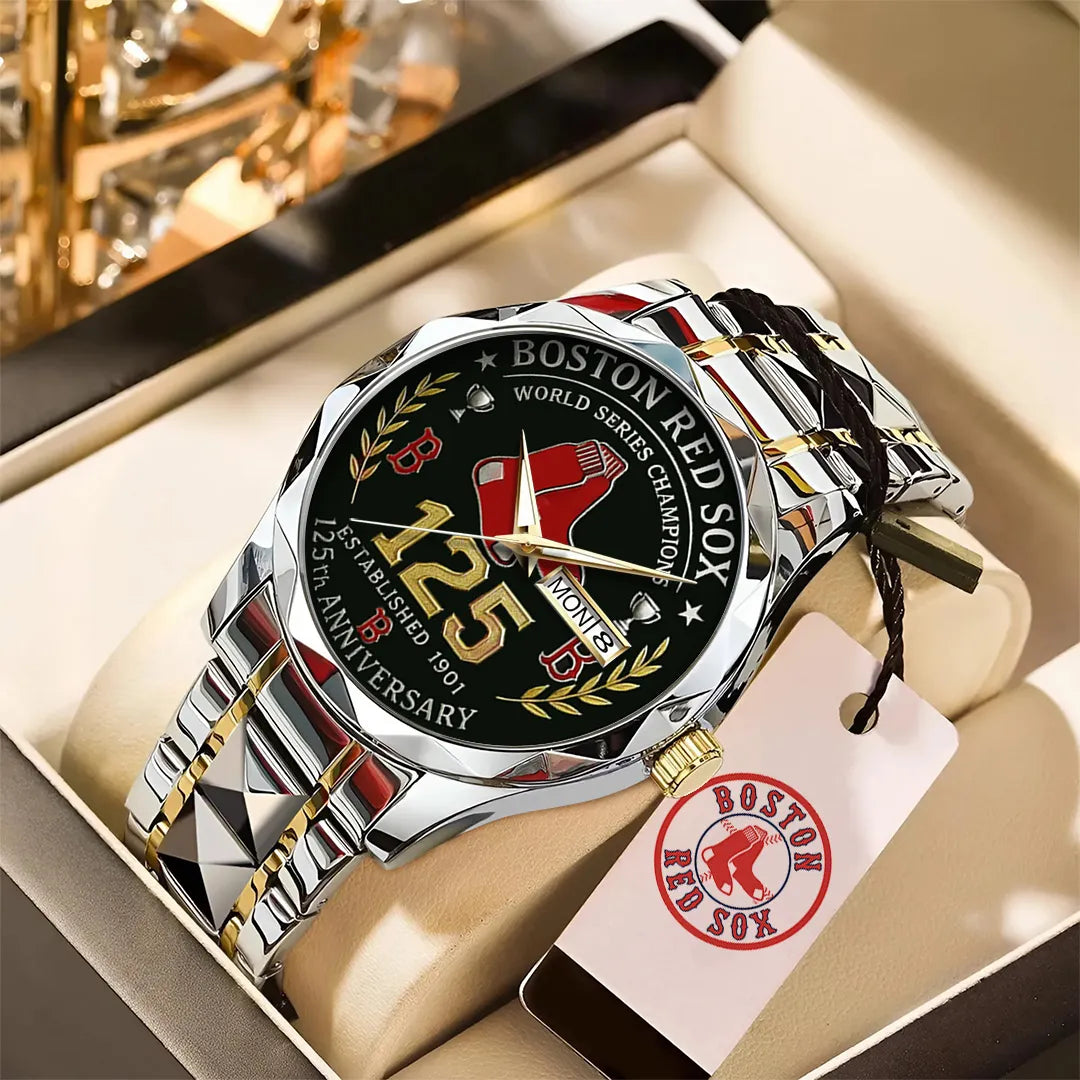 Boston Red Sox 125th Anniversary 2026 Alloy Luxury Quartz Watch – TANTN16069