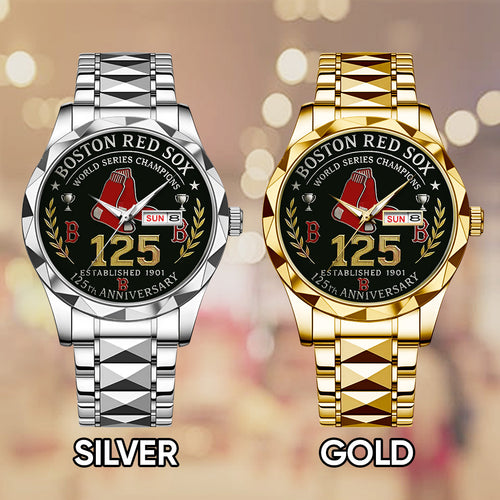 Boston Red Sox 125th Anniversary 2026 Alloy Luxury Quartz Watch – TANTN16069