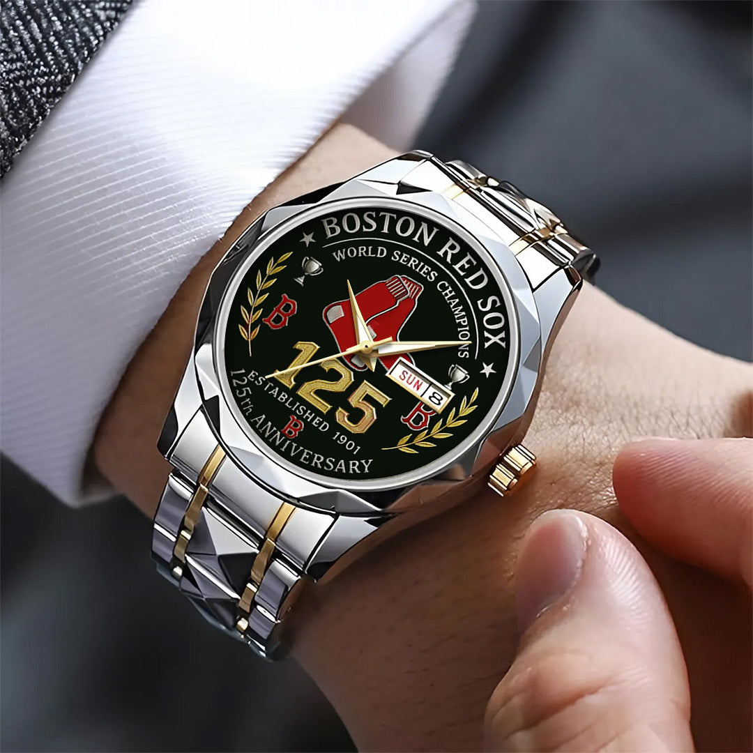 Boston Red Sox 125th Anniversary 2026 Alloy Luxury Quartz Watch – TANTN16069