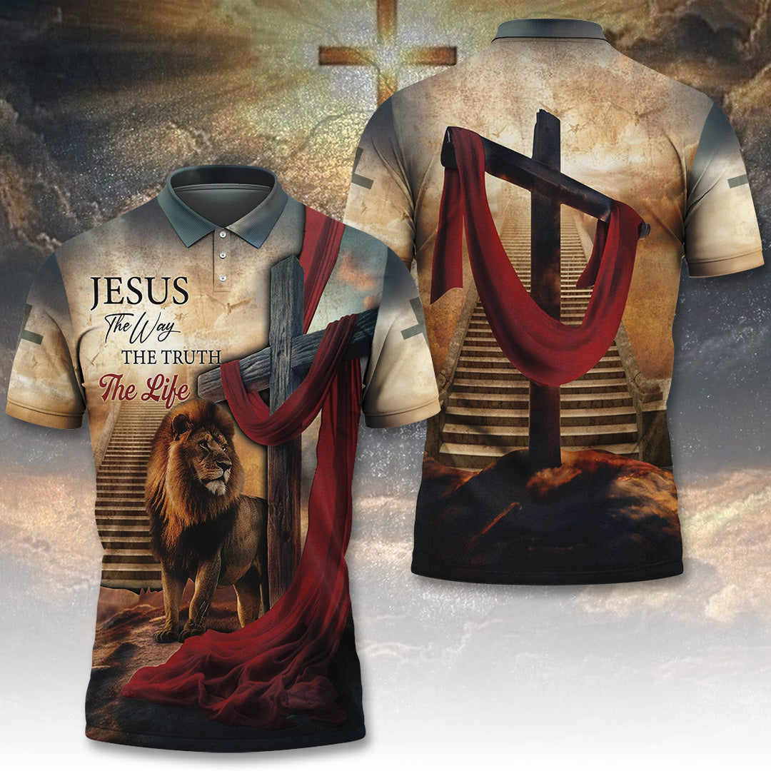 Lion Cross Resurrection Christian 3D Apparel – TANTN16190