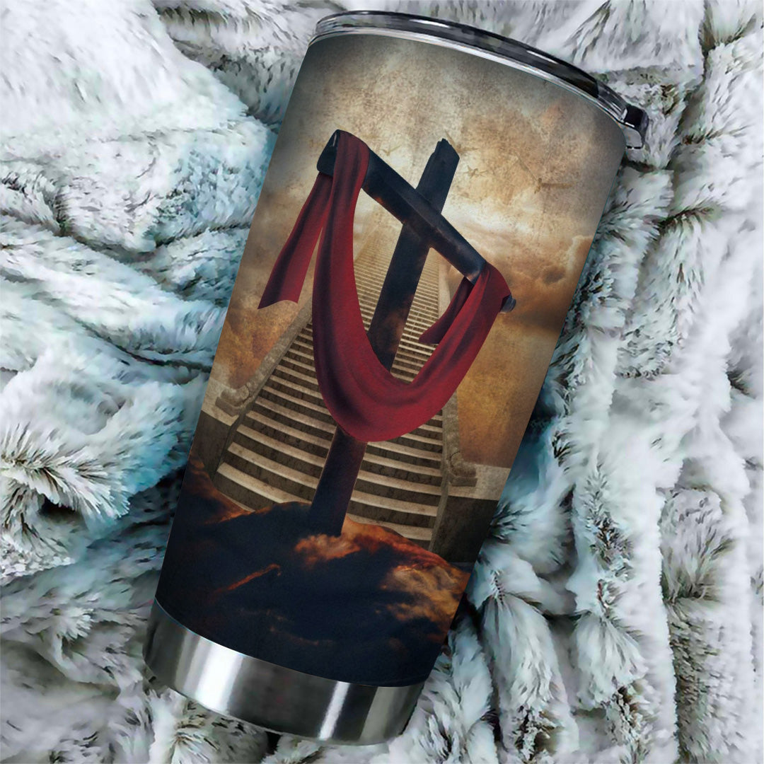 Lion Cross Resurrection Christian Tumbler Cup – TANTN16191