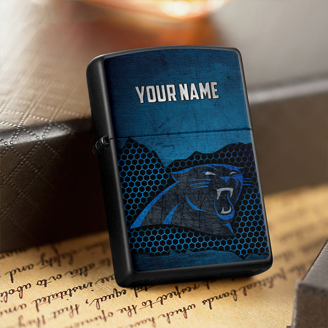 Personalized Carolina Panthers Zippo Lighter Case (No Insert) – TANTN16518