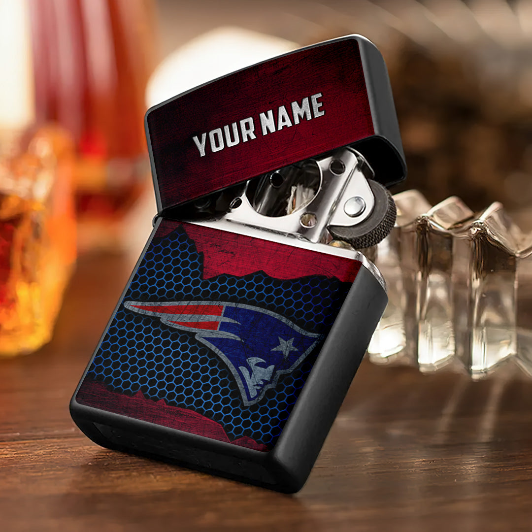 Personalized New England Patriots Zippo Lighter Case (No Insert) – TANTN16535