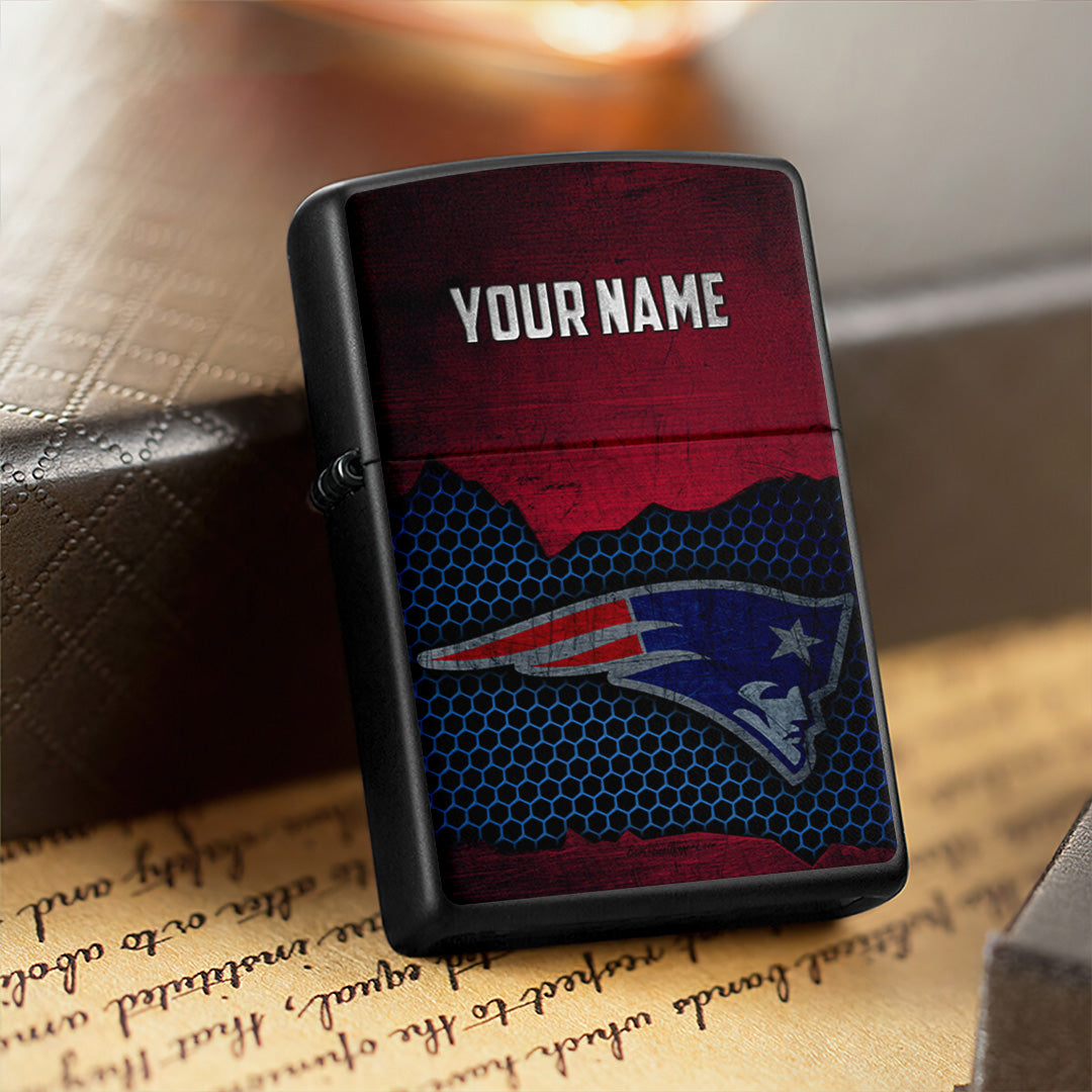 Personalized New England Patriots Zippo Lighter Case (No Insert) – TANTN16535