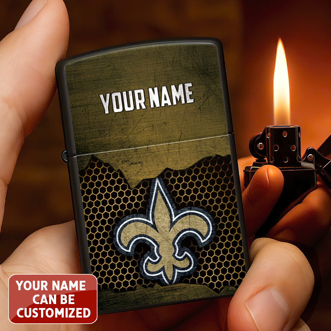 Personalized New Orleans Saints Zippo Lighter Case (No Insert) – TANTN16536