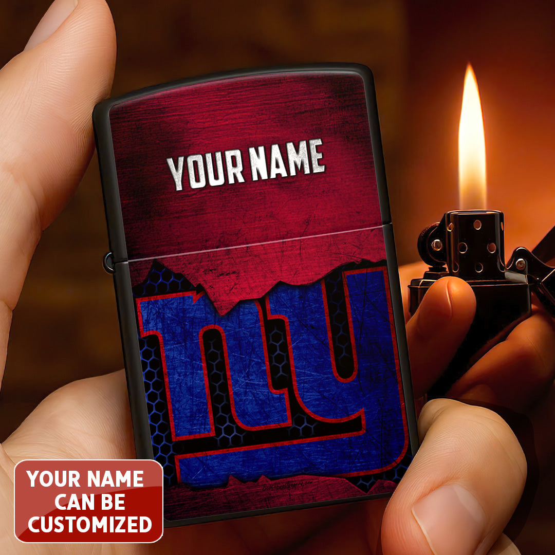 Personalized New York Giants Zippo Lighter Case (No Insert) – TANTN16537