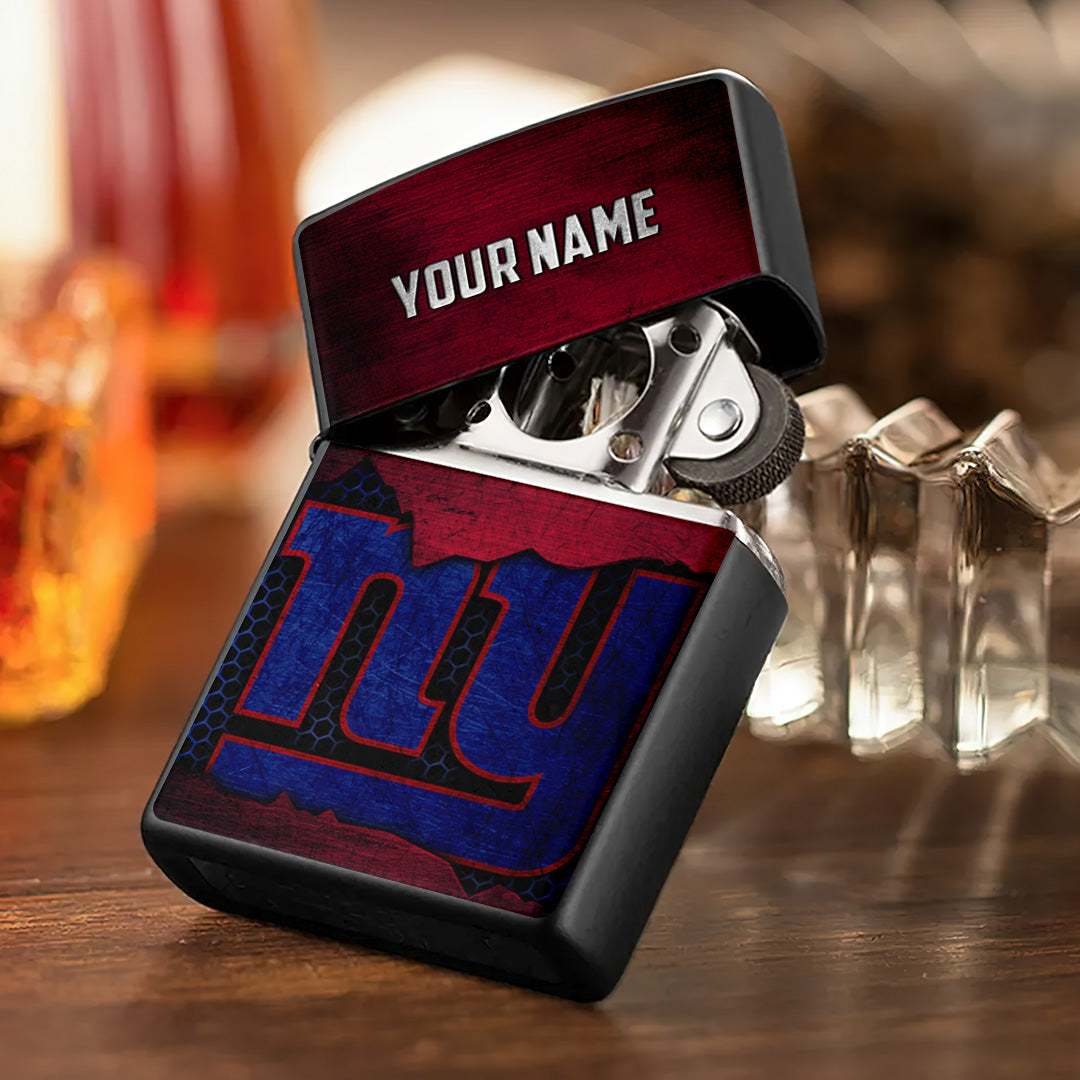 Personalized New York Giants Zippo Lighter Case (No Insert) – TANTN16537